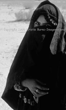 Bedouin Woman BW CR