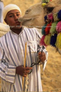 Boy with a camel in Cairo_Egypt CR