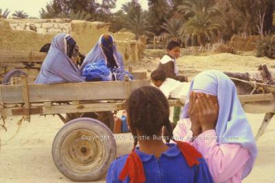 Women and Girls in Siwa Egypt Near Libya